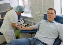 В «Ставрополькрайводоканале» прошел «День донора»