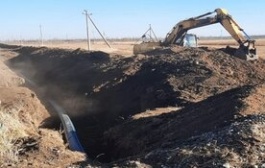 Ставрополькрайводоканал завершает прокладку новой «нитки» поводящего водовода к поселку Коммунар