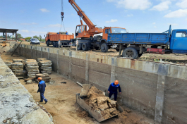 На Курсавских ОСВ начинают монтаж последнего из четырех фильтров