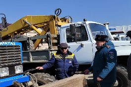 Ставрополькрайводоканал представил свою технику в смотре РСЧС Кочубеевского округа