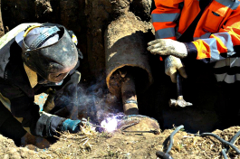 Причиной порыва водовода на улице Адмиральского в Пятигорске стало несанкционированное подключение