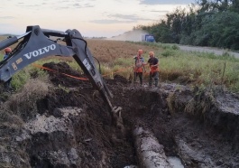 Ставрополькрайводоканал устраняет аварийную ситуацию на Малкинском групповом водопроводе