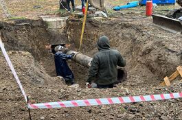 В станице Новотроицкой в ночь с 13-го на 14 октября начались работы по переключению построенных водоводов