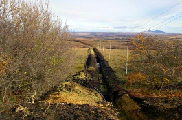Более пяти километров водопроводных сетей в поселке Урожайный