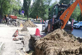 Ставрополькрайводоканал реконструирует инфраструктуру для благоустройства улицы к молодежному центру "Машук"