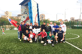 Футболисты подразделения Ставрополькрайводоканала выиграли в матче, посвящённом Дню Победы