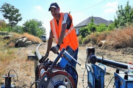 Крайводоканал меняет аварийный участок подающего водовода от Ставрополя до села Надежда