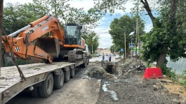 В городе Минеральные Воды начаты работы по капремонту канализационного коллектора