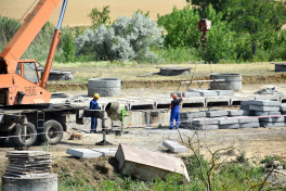 В селе Курсавка продолжается капитальный ремонт очистных сооружений