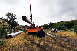 Вода в станицу Ессентукская пошла по новой магистрали