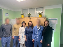 Представители крайводоканала поздравили бойцов с Днем защитника Отечества в госпитале