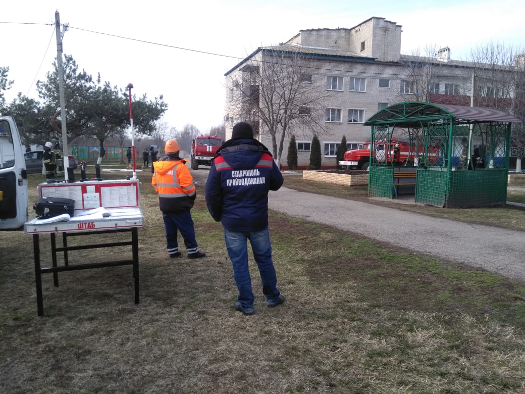 Гарнизонные пожарно-тактические учения в селе Балахоновское