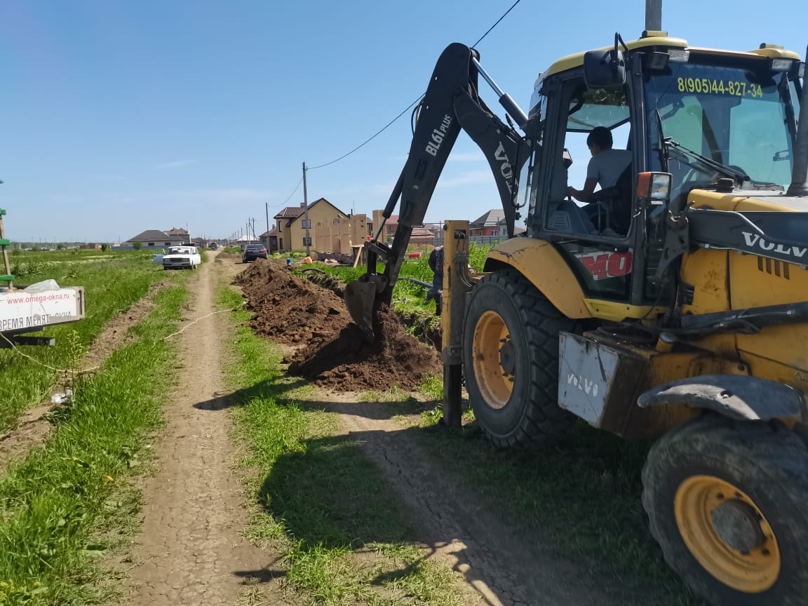 В поселке Новый Георгиевского горокруга строится водопровод