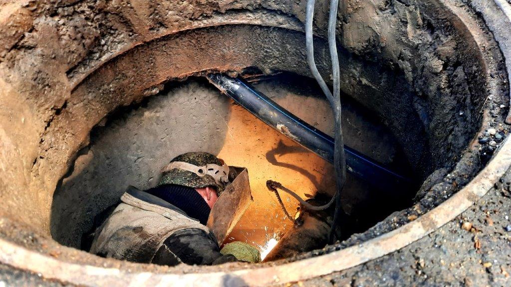 В Михайловске заменили самый аварийный участок городского водопровода