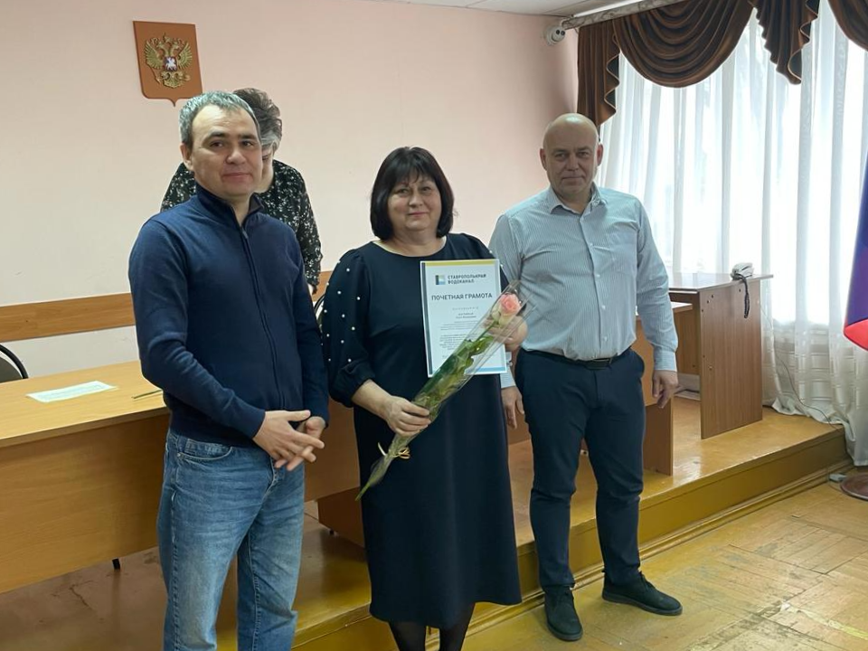 К Дню работников ЖКХ Красногвардейскому водоканалу исполнилось 45 лет