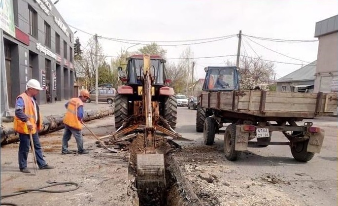 Работники Ставрополькрайводоканала приступили к модернизации системы водоснабжения в городе Минеральные Воды