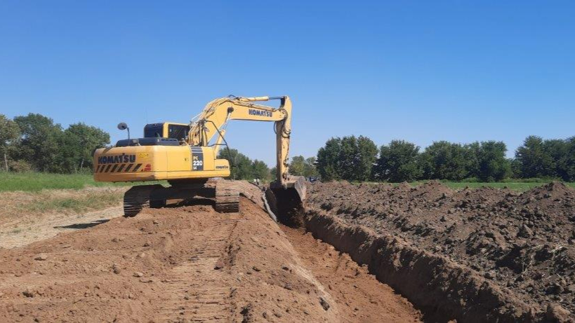 Ставрополькрайводоканал выполняет замену 8-ми километров напорного водовода в Красногвардейском округе