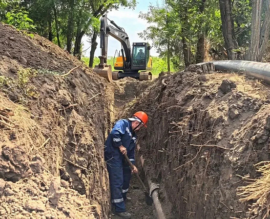 В Александровском округе поэтапно обновляют 70-летний водовод 