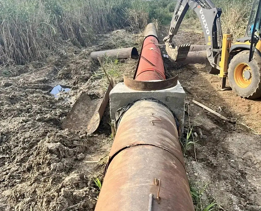 В Георгиевском округе крайводоканал меняет аварийный участок без остановки системы